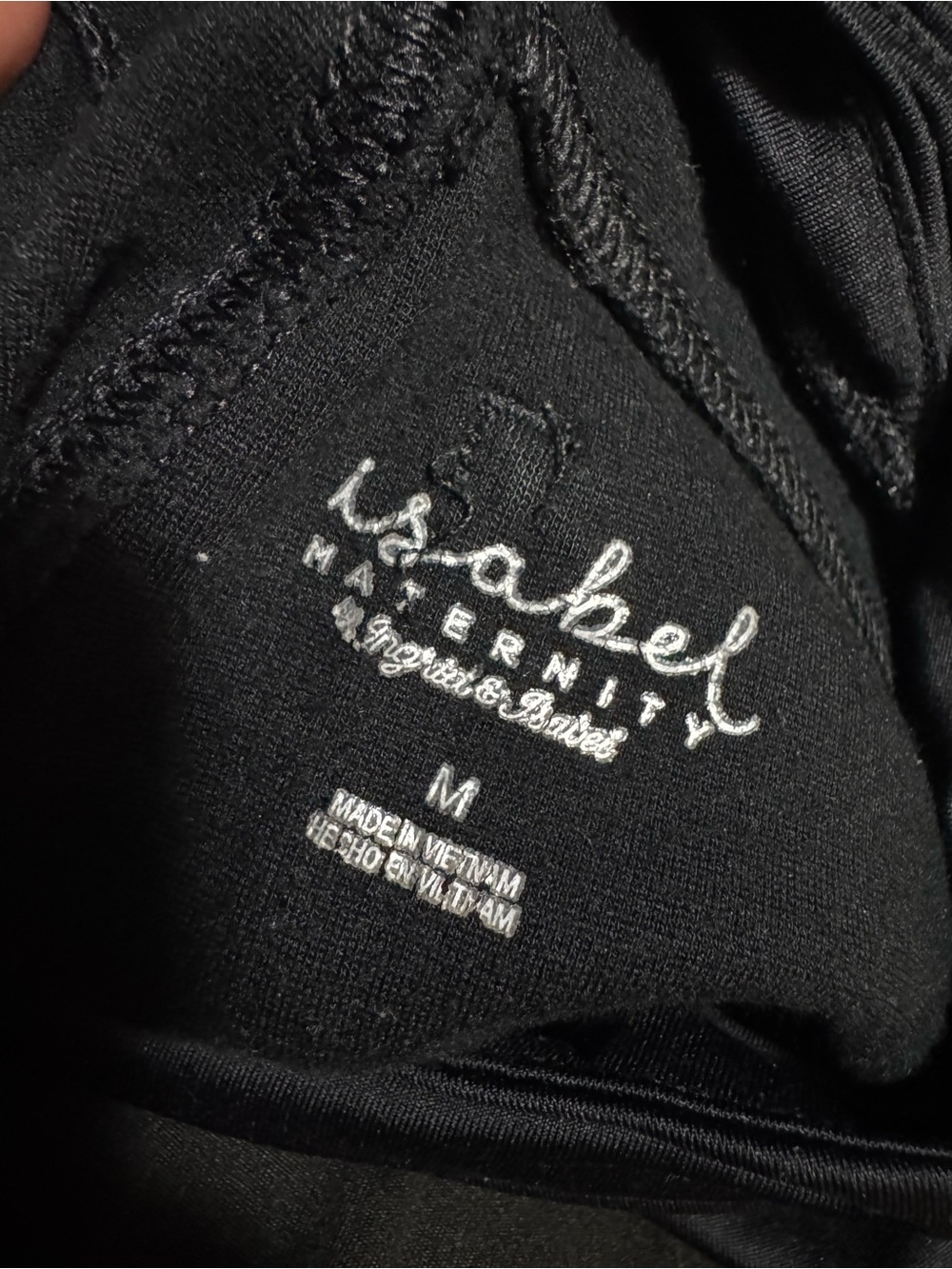 Isabel Maternity by Ingrid & Isabel Black Maternity Leggings - Picture 4 of 4